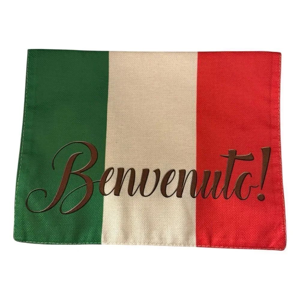 Canvas Italian Garden Flag